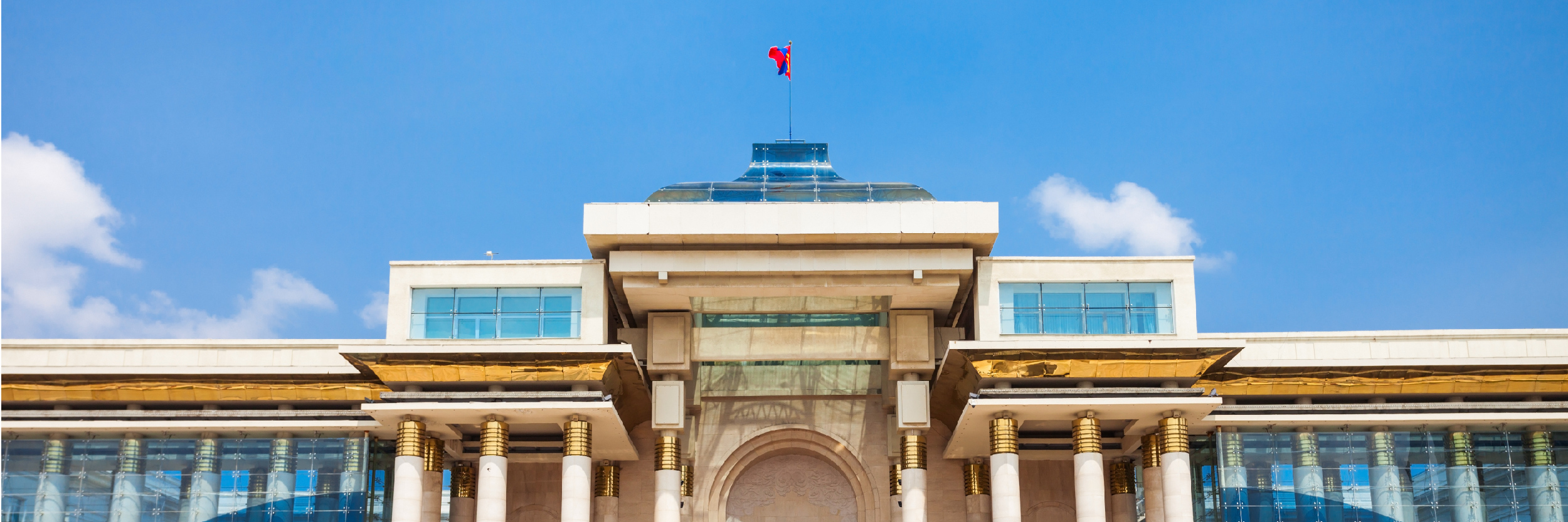 Sukhbaatar, the parliament building of the government of Mongolia in Ulan Bator